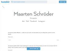 Tablet Screenshot of maartenschroder.com